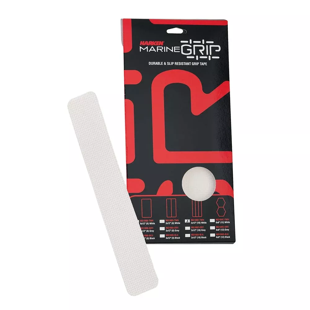 Harken Marine Grip Tape – 2 x 12 – Translucent White – 10 Pieces