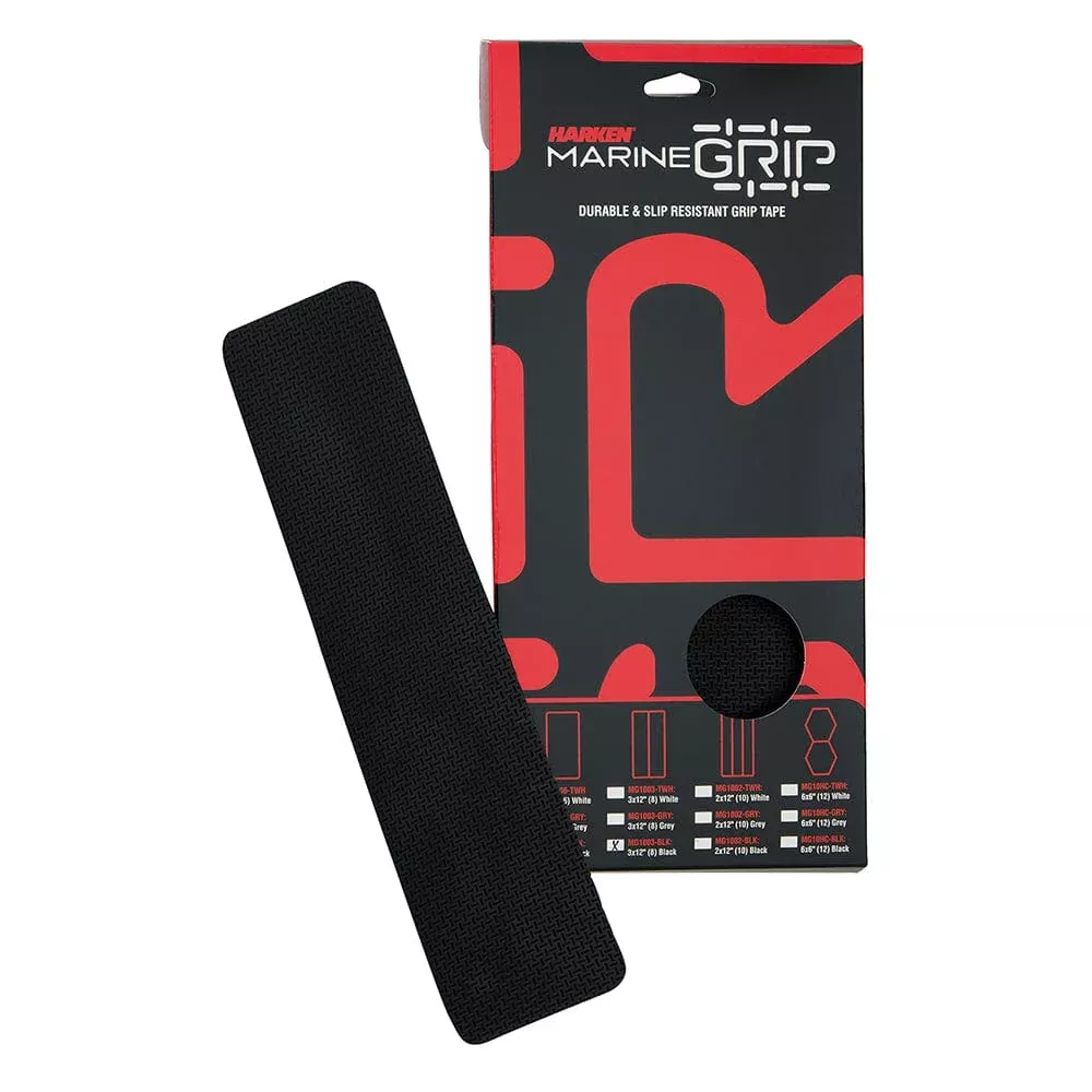 Harken Marine Grip Tape – 3 x 12″ – Black – 8 Pieces
