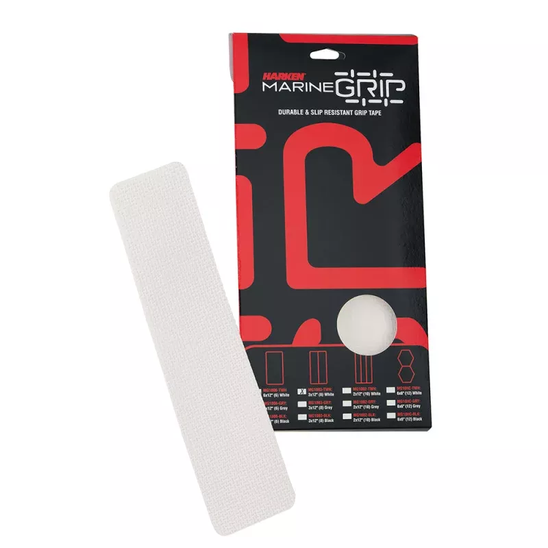 Harken Marine Grip Tape – 3 x 12 – Translucent White – 8 Pieces
