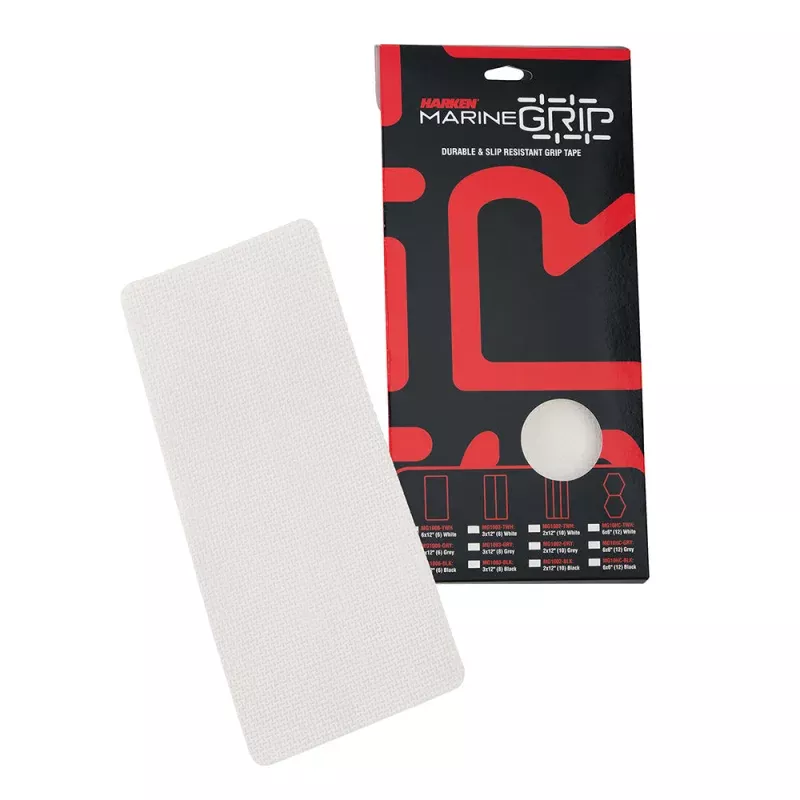 Harken Marine Grip Tape – 6 x 12 – Translucent White – 6 Pieces