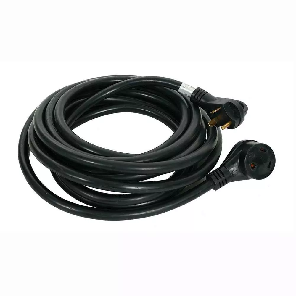 Heavy-Duty RV Electrical Cord, 30-Amp, 50'