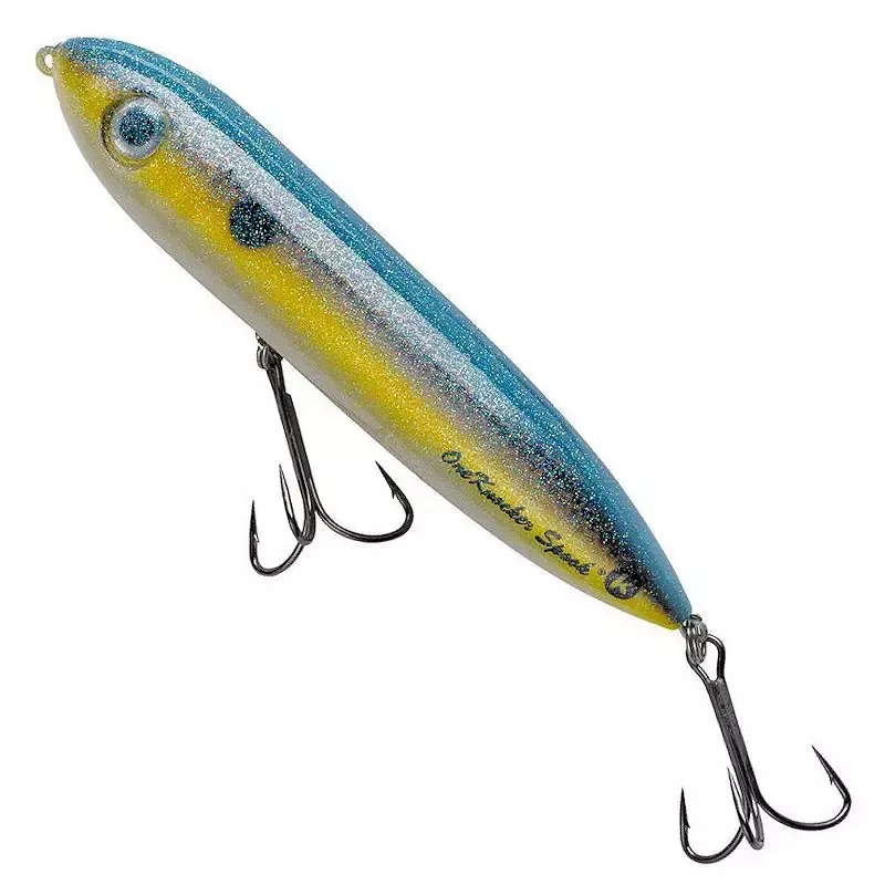 Heddon One Knocker Spook 4 1/2 G-Finish Foxy Shad 3/4 oz."