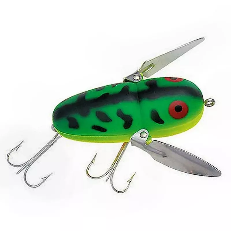 Heddon Tiny Crawler 1 3/4 Fluorescent Green Crawdad 1/4 oz."