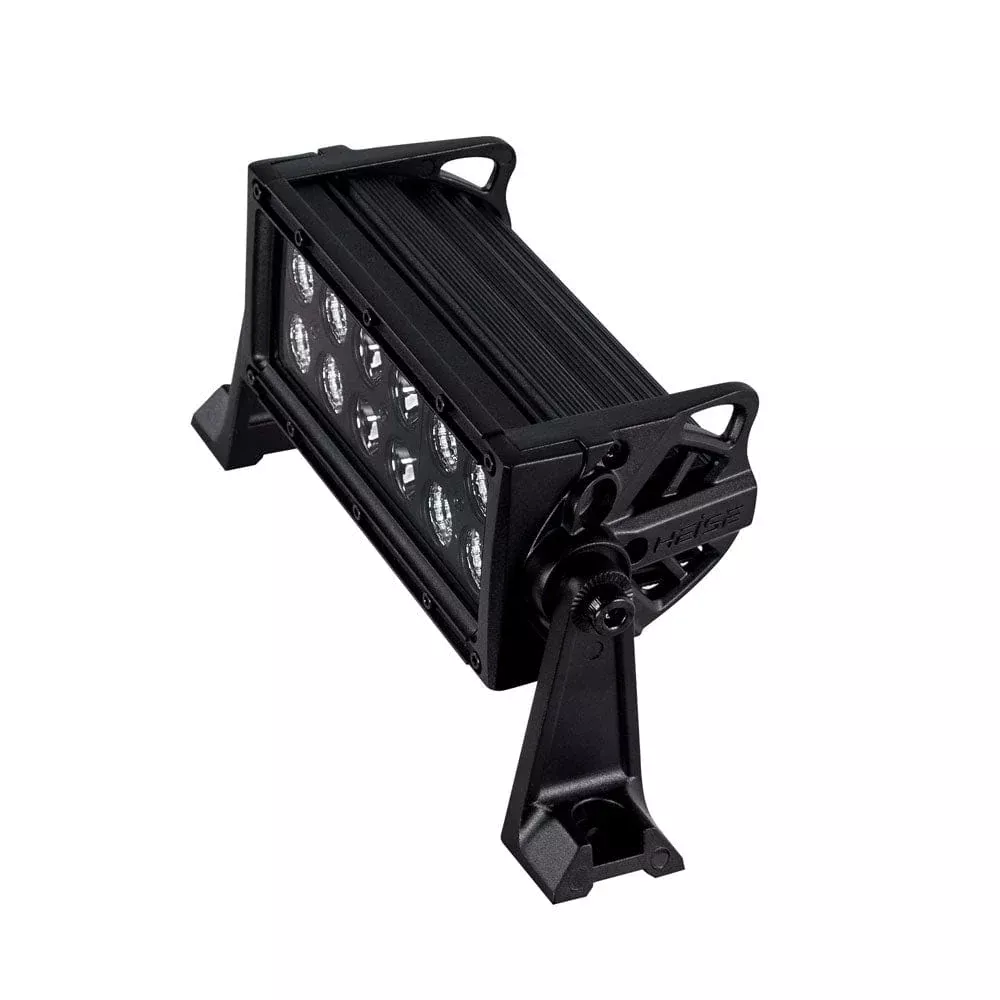 HEISE Dual Row Blackout LED Light Bar – 8″