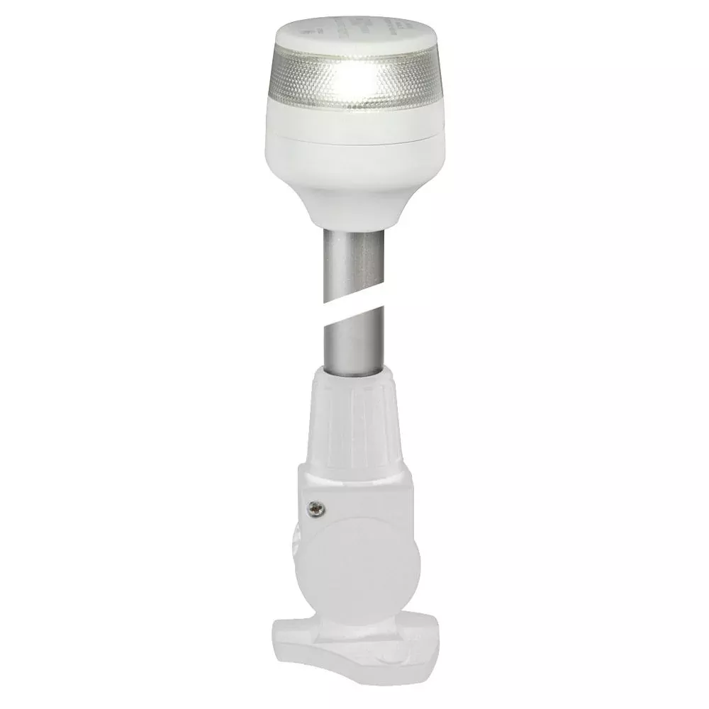 Hella Marine NaviLED 360 Compact All Round Lamp - 2nm - 12" Fold Down Base - White - 980960311