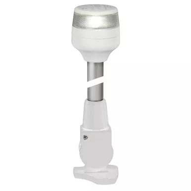 Hella NaviLED 360 White 12-Inch Fold Down Anchor Lamp