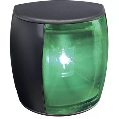 Hella NaviLED PRO 2NM Black Starboard Navigation Lamp