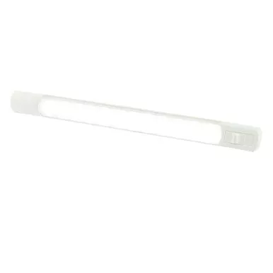 Hella White LED Surface Strip Light with Switch