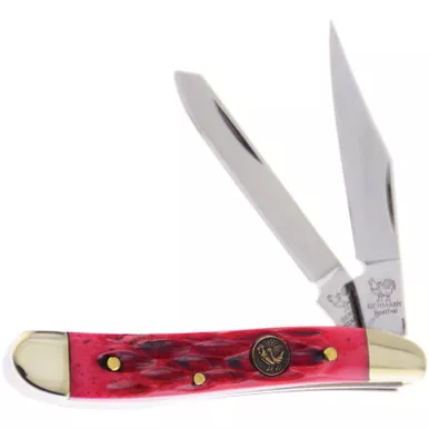 Hen & Rooster Peanut Red Pick Bone Pocket Knife