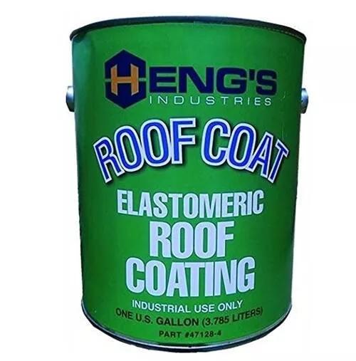 Heng's Elastomeric White Roof Coating - 1 Gallon• 47128-4