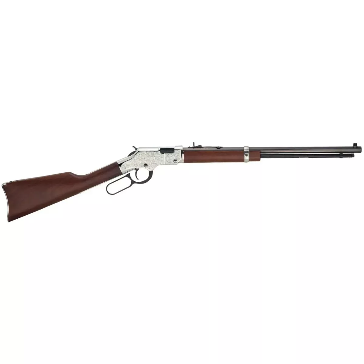 Henry Silver Eagle 22 S/L/Long Rifle 20″ 16 LR/21 S Nickel Walnut