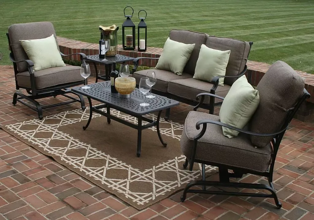 Herve 5 Piece Deep Seating Furniture Set