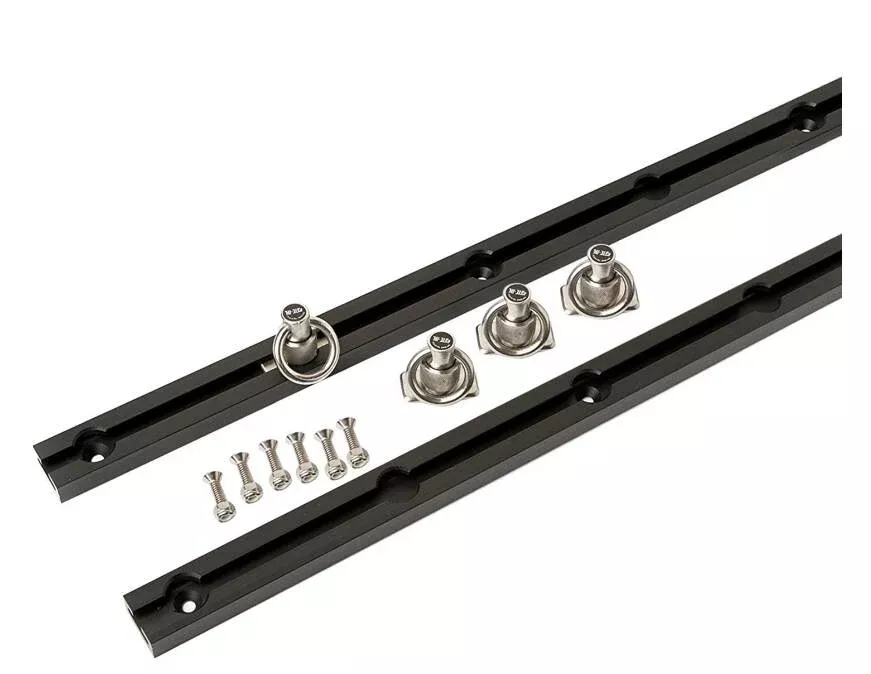 Hi-Lift 68" Black Anodized Slide-N-Lock Tie-down System• BXR68B