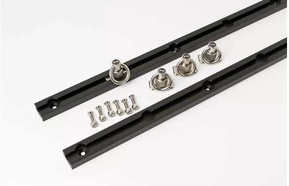 Hi-Lift 93″ Black Anodized Slide-N-Lock Tie-down System• BXR93B