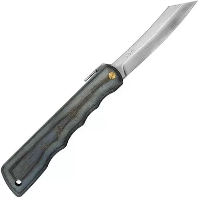 Higonokami Woody VG10 Folder with Blue Gray Wood Handle