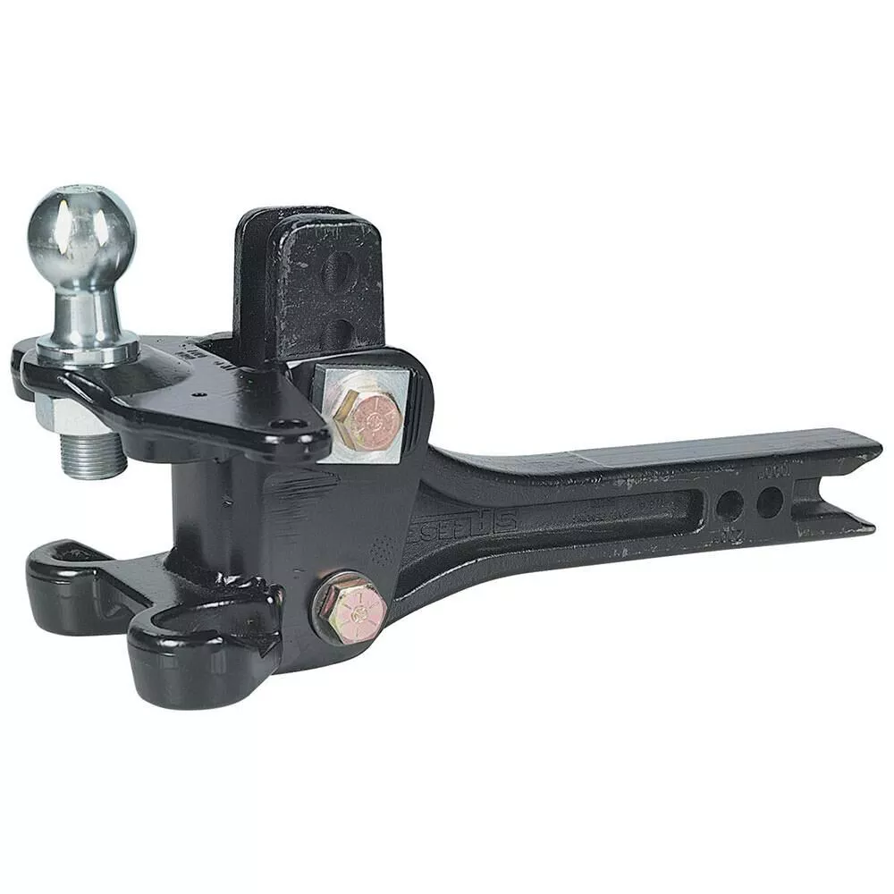 Hitch Bar w/ Adjustable Ball Mount - 12" Length