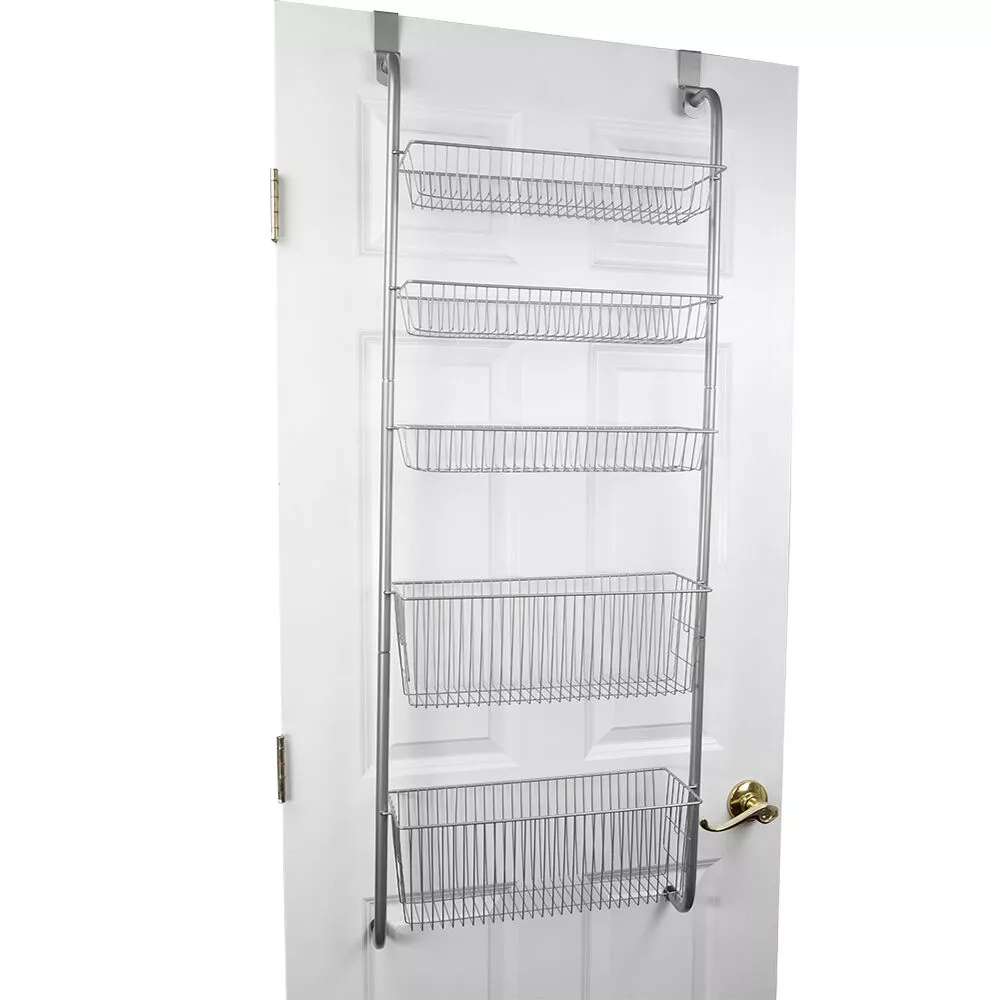 Home Basics Over-the-Door 5-Tier Pantry Organizer