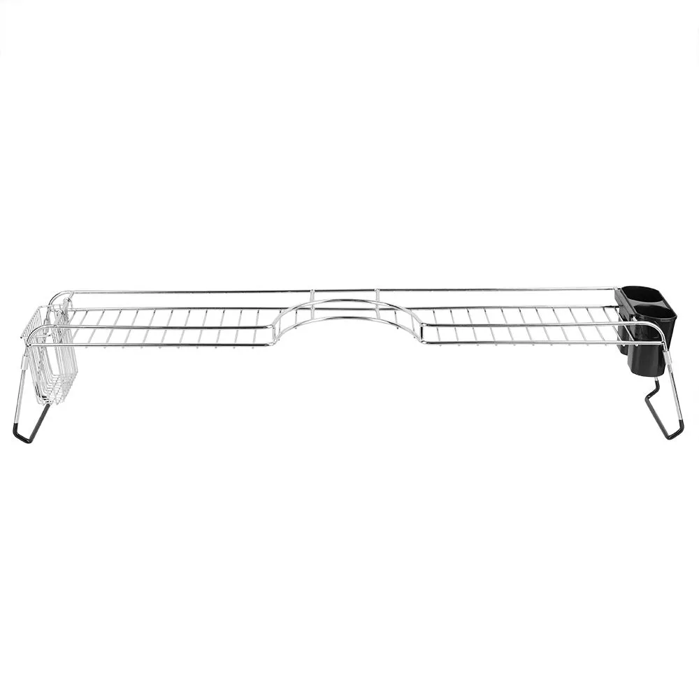 Home Basics Over-the-Sink Shelf with Cutlery Holder