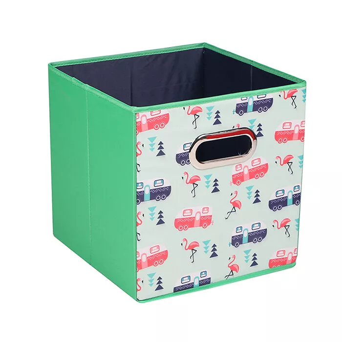 Home Expressions Flamingos Collapsible Storage Cube