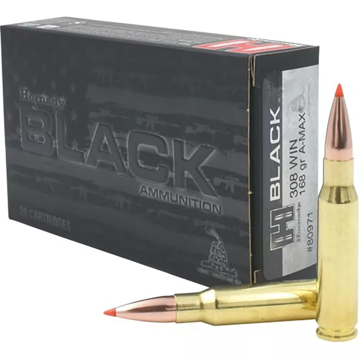 Hornady .308 Win. 168 Gr. A-Max Tip 20/Box