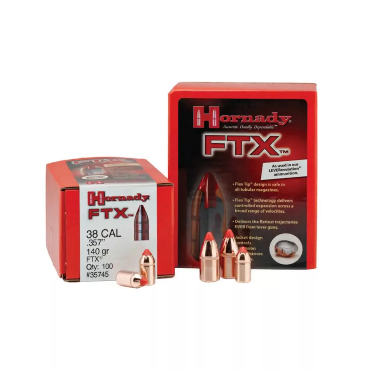 Hornady .452 DIA 225GR FTX