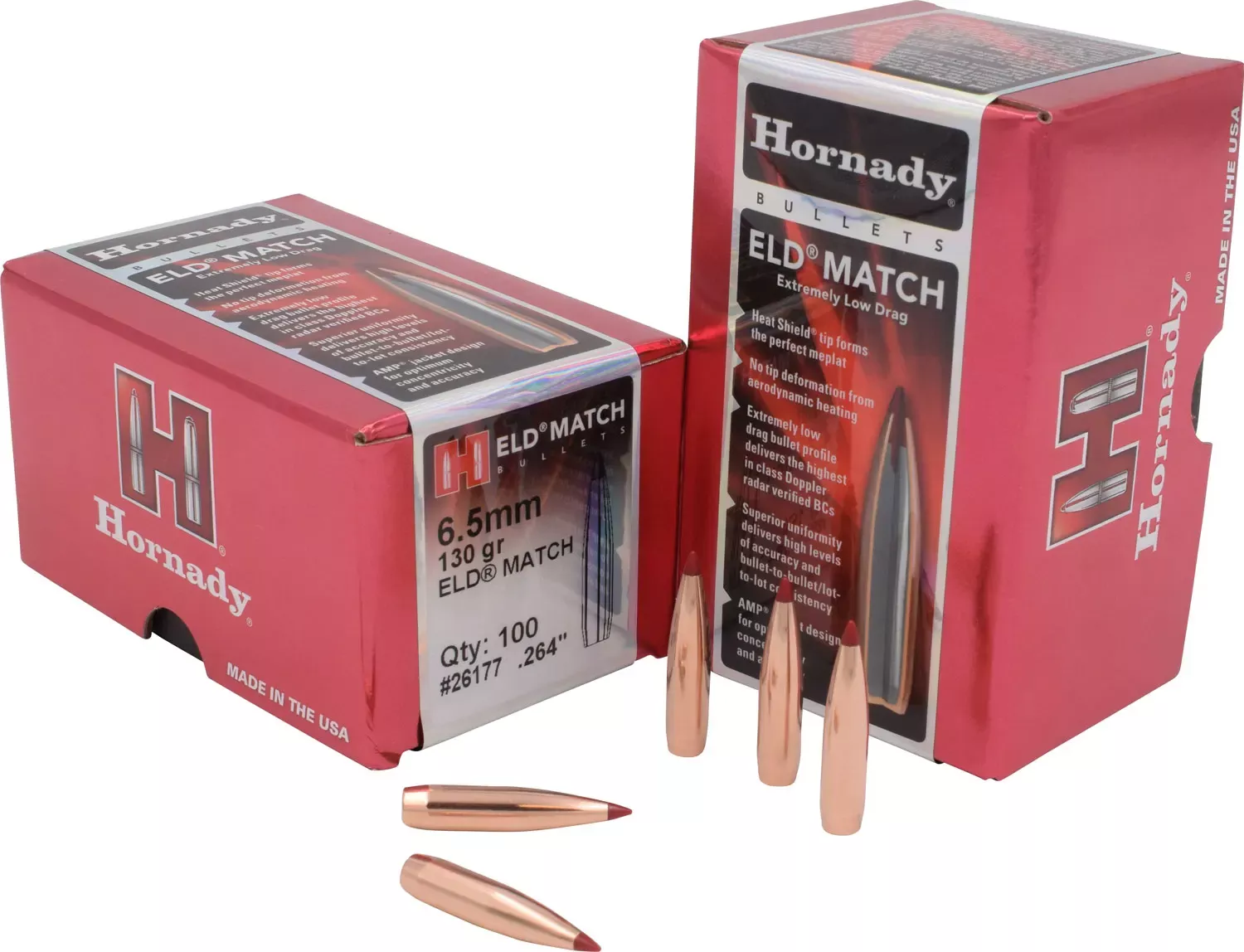 Hornady 6.5MM .264 130GR ELD-MATCH