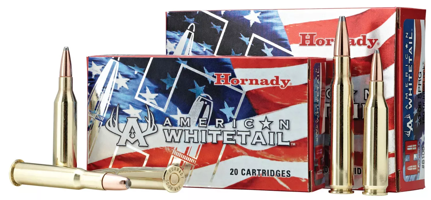Hornady American Whitetail 30-30 Win. 150 Gr. RN Interlock 20/Box