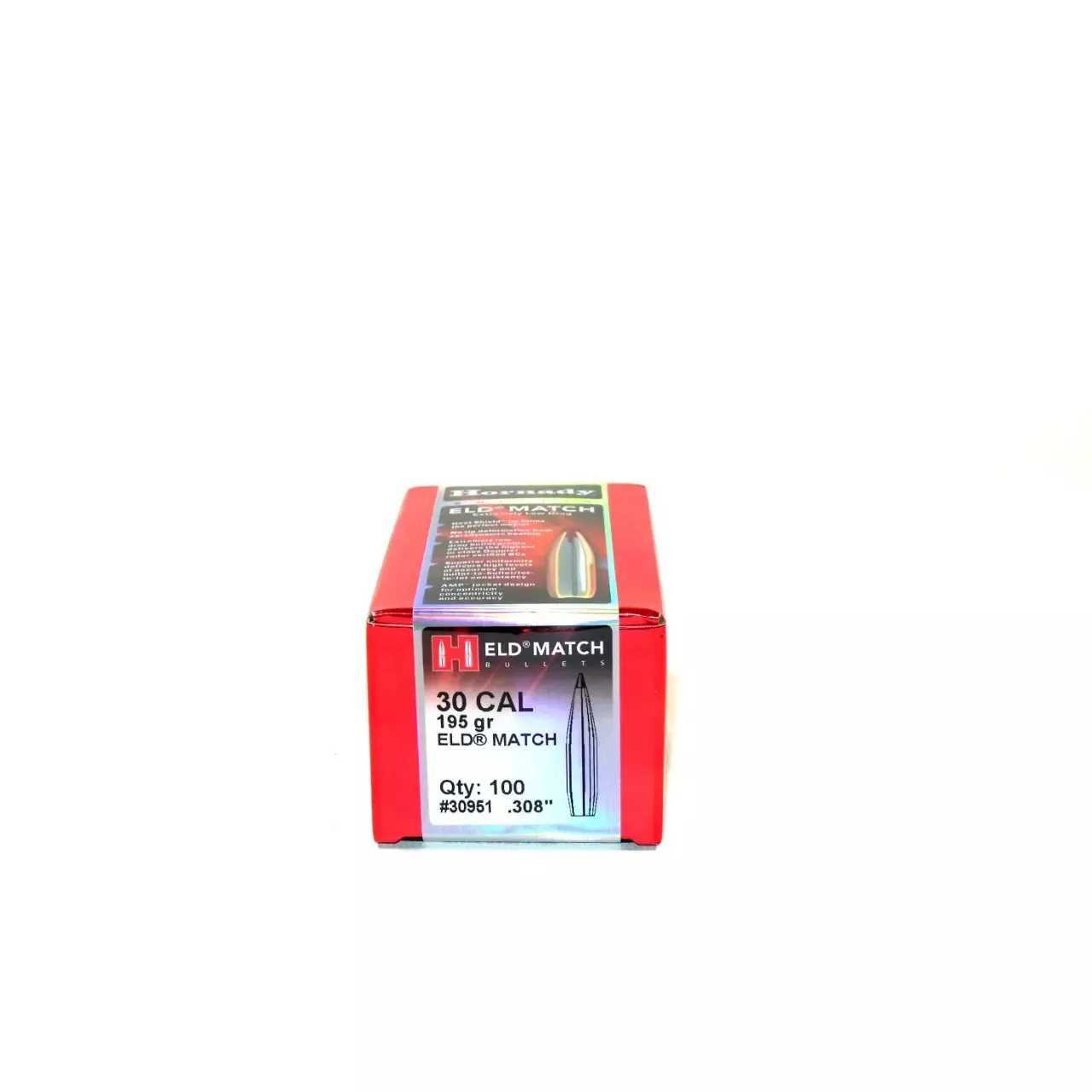 Hornady Bullets ELD Match 30 Caliber .308 195 Grain 100/Box
