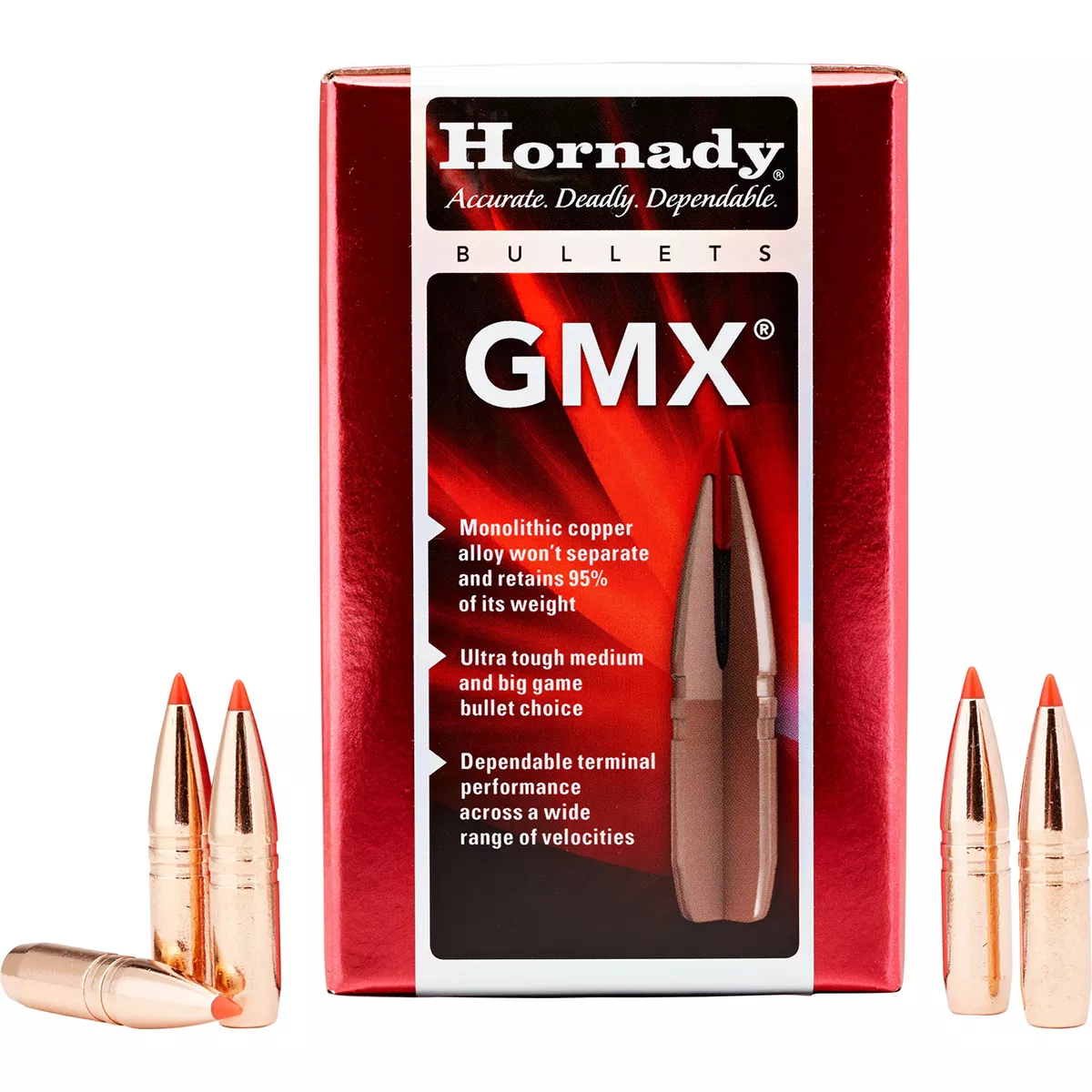 Hornady Bullets GMX 6mm 90 Gr 50/Box
