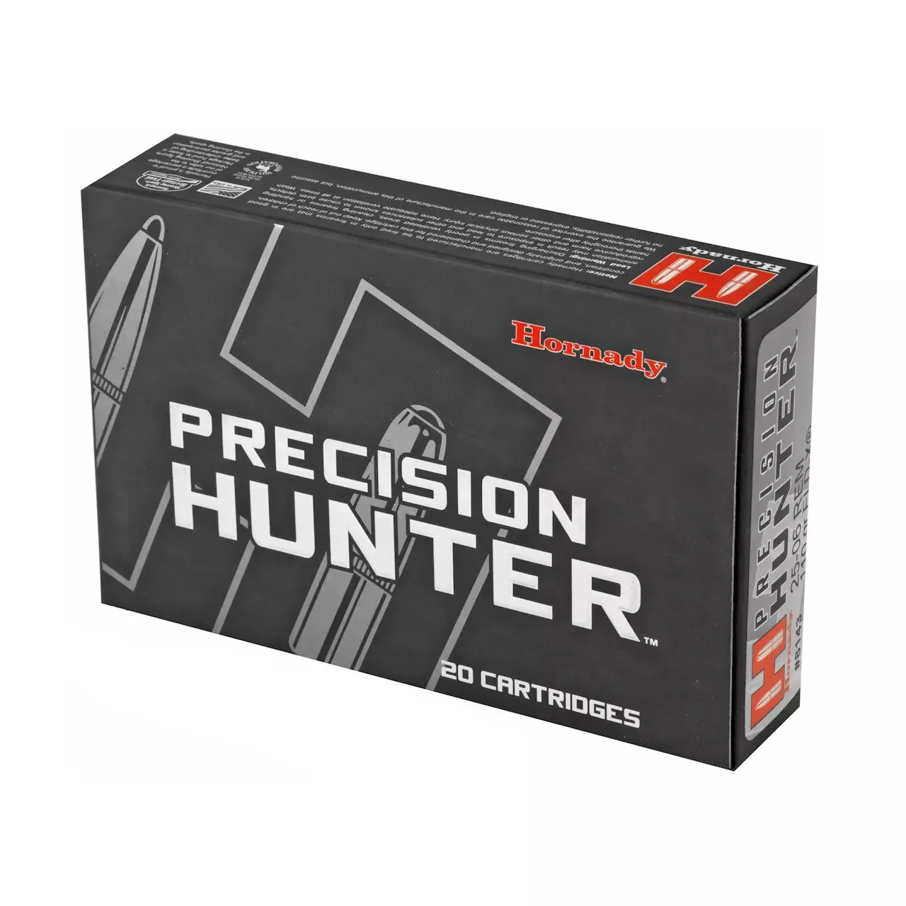Hornady Precision Hunter 25-06 Rem 110 Grain ELD-X 20/Box