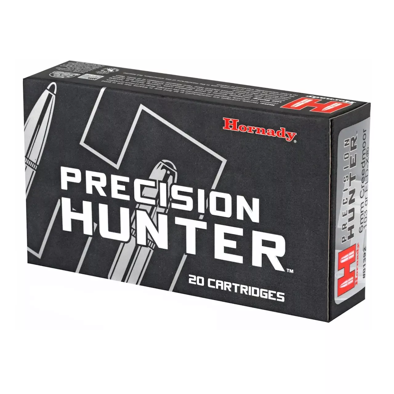 Hornady Precision Hunter 6mm Creedmoor 103 Grain ELD-X 20/Box