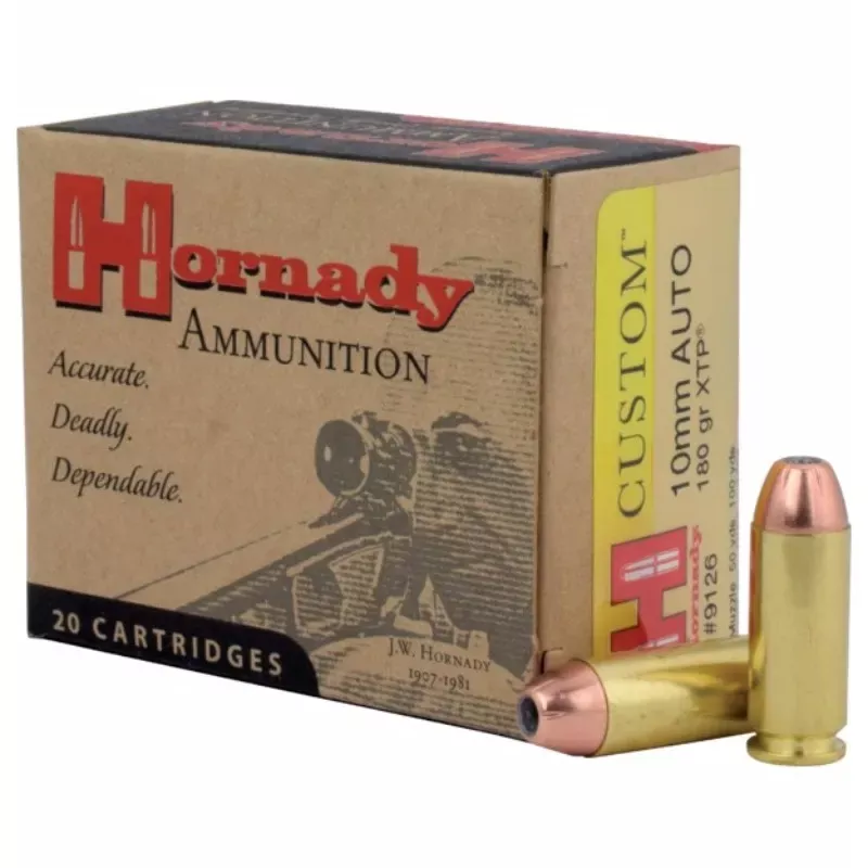 Hornady XTP Ammo 10mm Auto 180Gr 20/Box