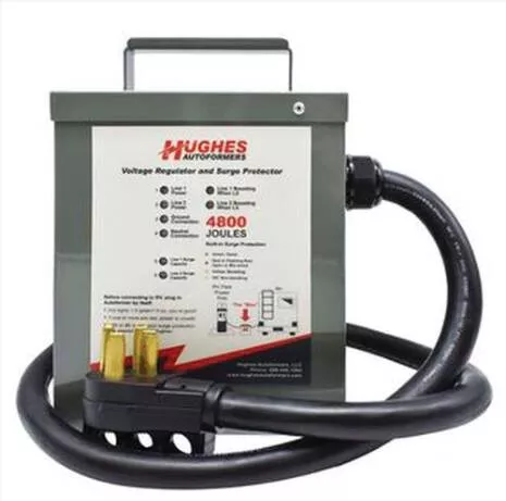 Hughes Autoformer 50 Amp Voltage Booster and Surge Protector• RV220-50-SP