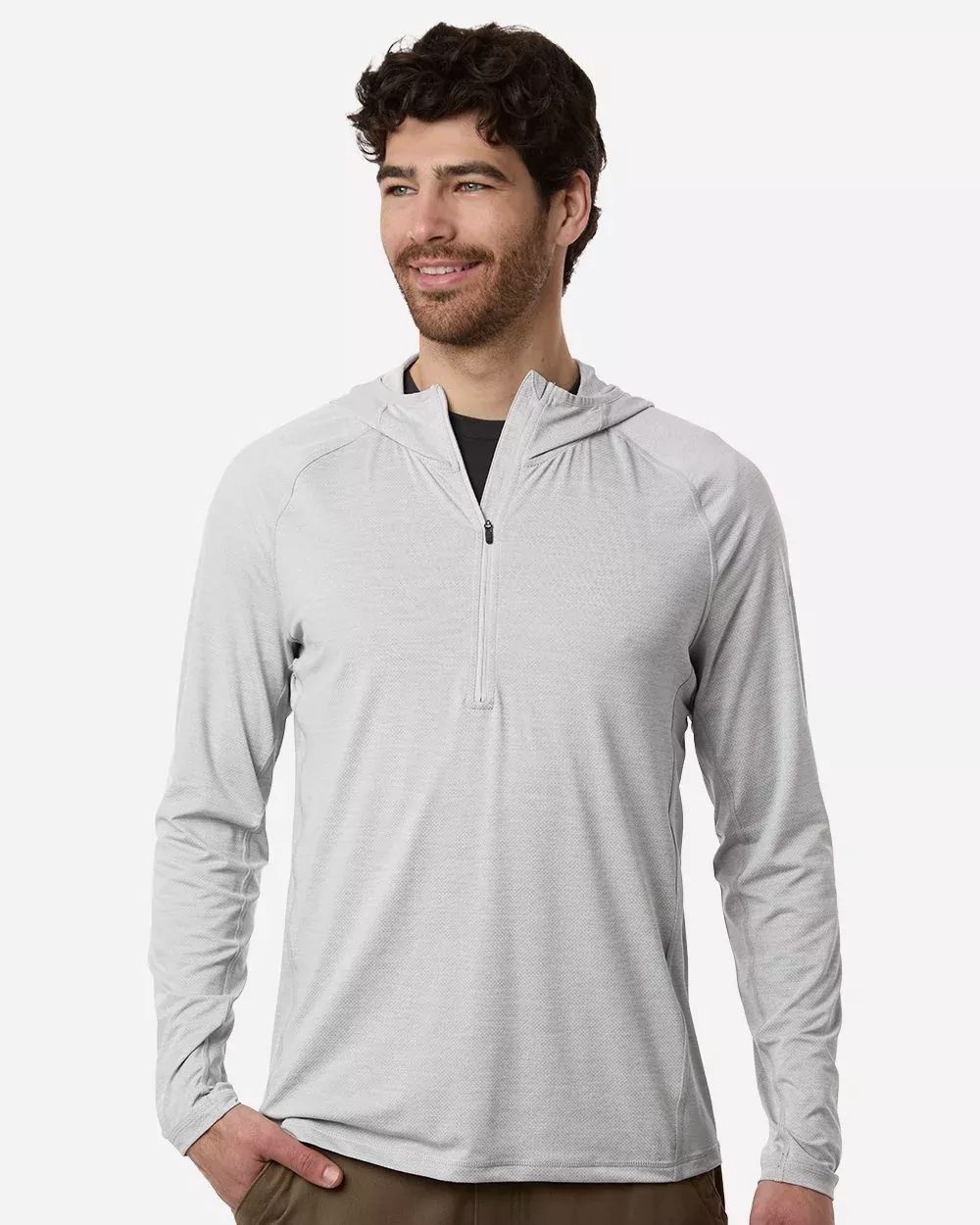 HUK Men's Atoll Half-Zip Hooded Pullover