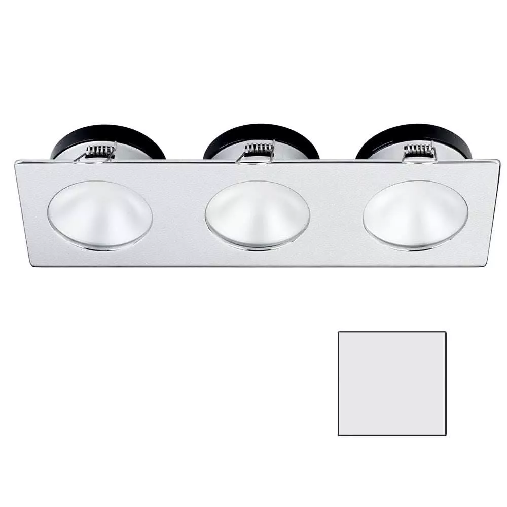 i2Systems Apeiron A1110Z – 4.5W Spring Mount Light – Triple Round – Cool White – Brushed Nickel Finish | A1110Z-46AAH