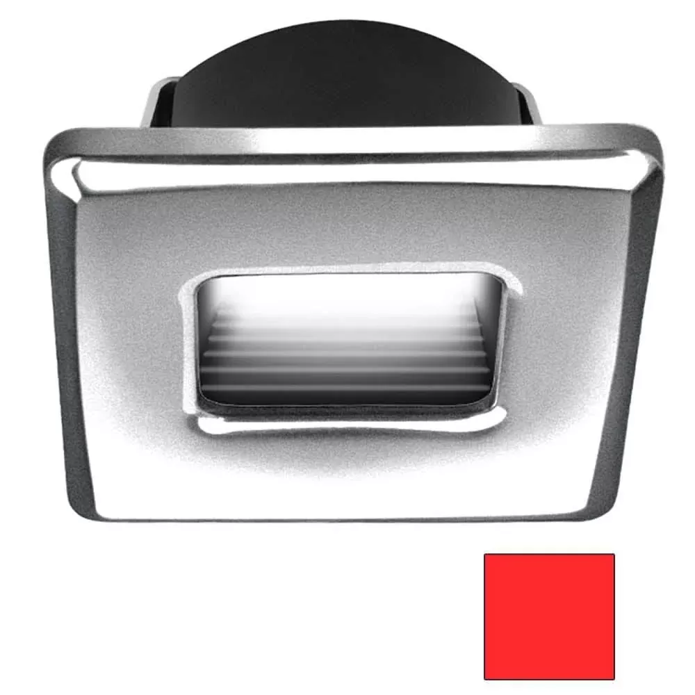 i2Systems Ember E1150Z Snap-In – Brushed Nickel – Square – Red Light | E1150Z-42H