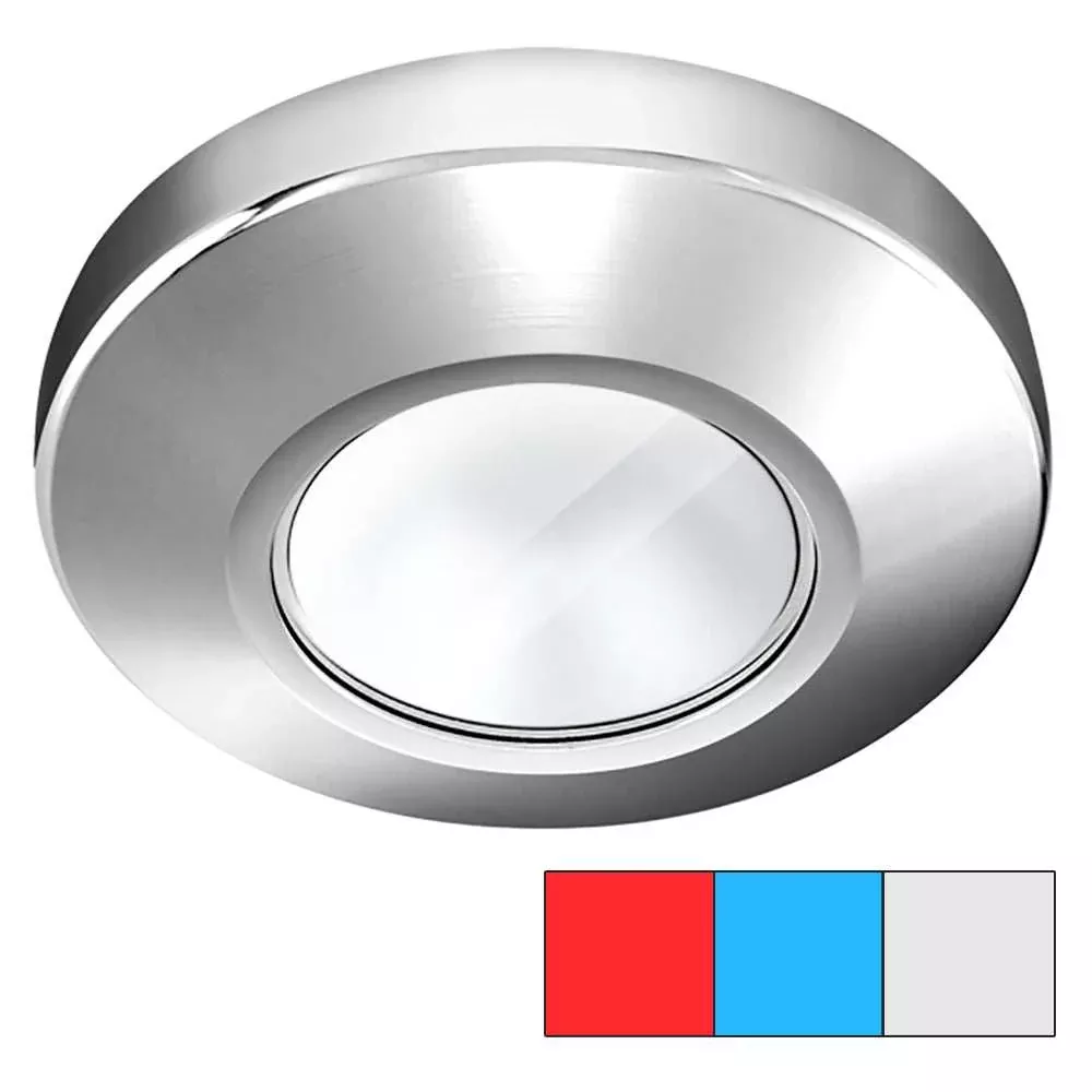 i2Systems Profile P1120 Tri Light Surface Light - Red, White, Blue Light, Chrome Finish - P1120Z-11HAE
