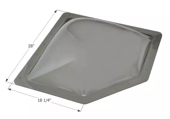 Icon Neo Angle RV Skylight, 24″ x 14.25″ – Smoke• 12144