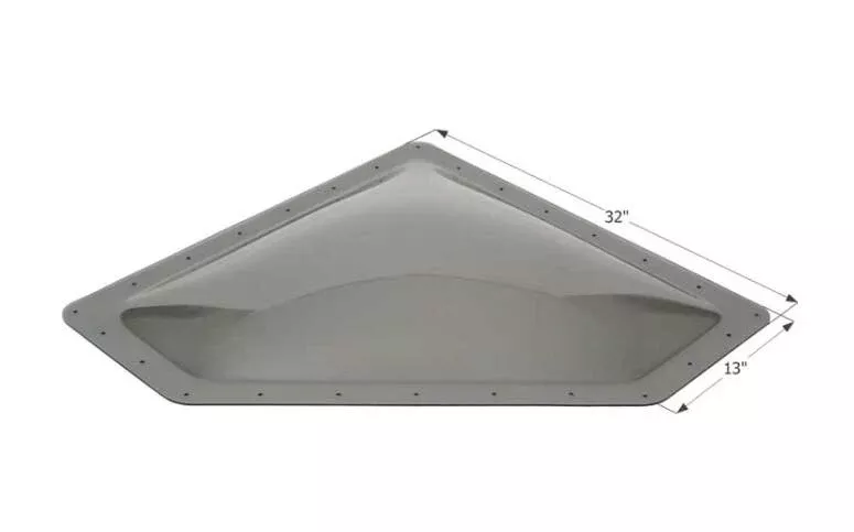 Icon Neo Angle RV Skylight 28" x 10" - Smoke• 12112