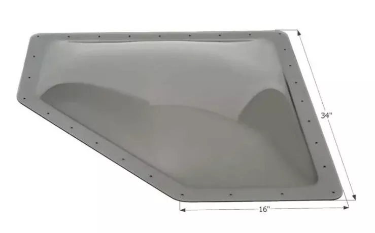 Icon Neo Angle RV Skylight, 30" x 13" - Smoke• 12111