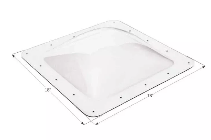 Icon RV Skylight 14" x 14" - Clear• 01818