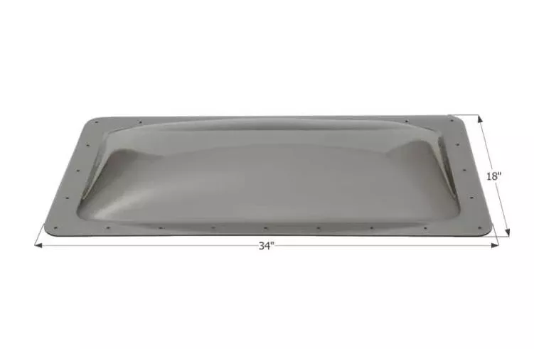 Icon RV Skylight 14" x 30" - Smoke• 12117