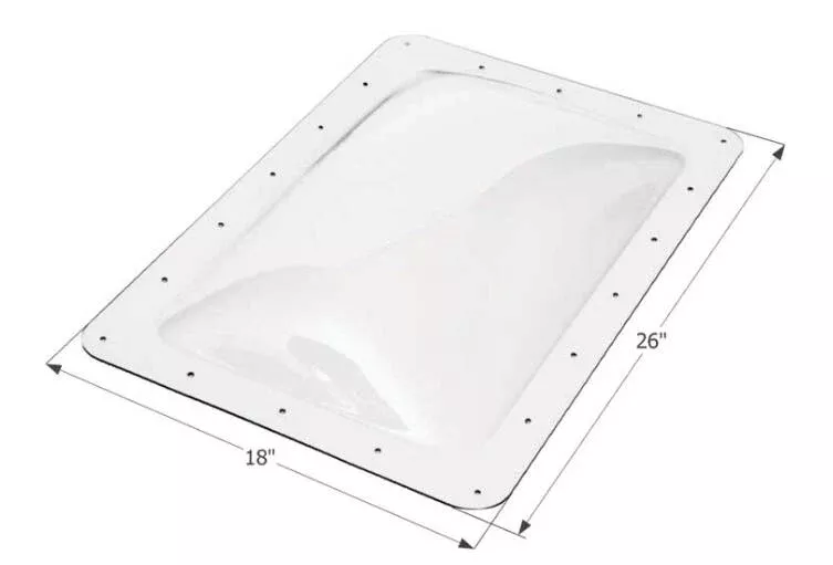 Icon RV Skylight 22" x 14" - Clear• 01820