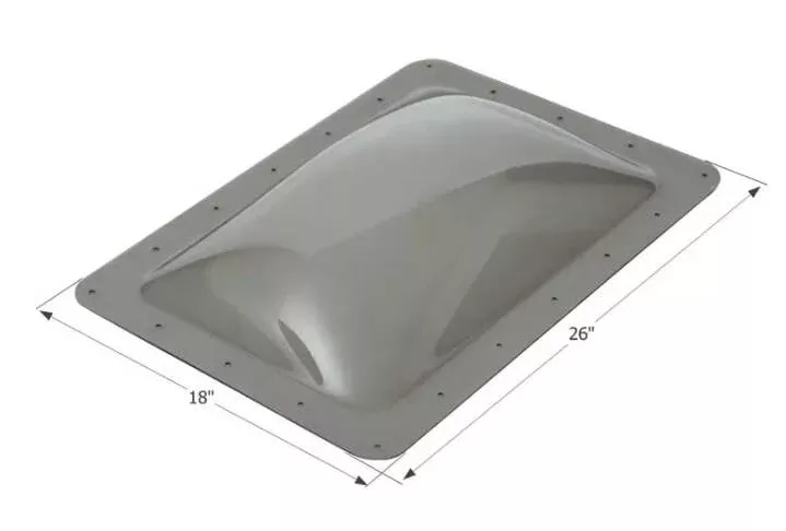 Icon RV Skylight 22" x 14" - Smoke• 12080
