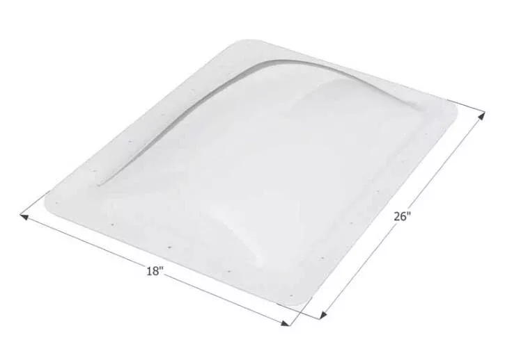 Icon RV Skylight 22" x 14" - Translucent White• 01819