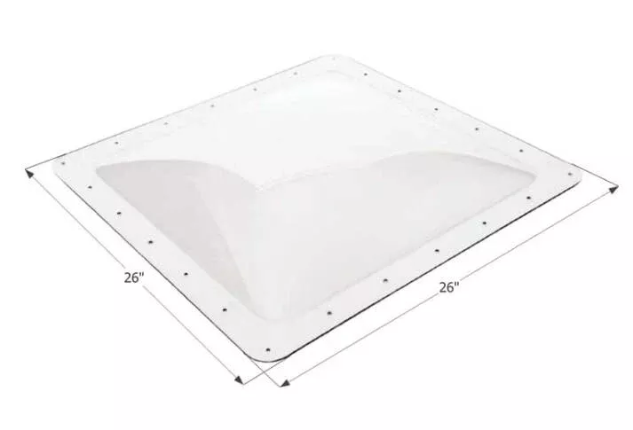 Icon RV Skylight, 22" x 22" - Clear• 01856