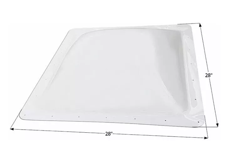 Icon RV Skylight, 24" x 24" - Translucent White• 12604
