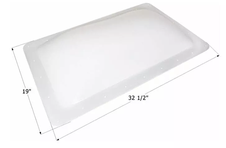 Icon RV Skylight, 28.5" x 15" - Translucent White• 12902
