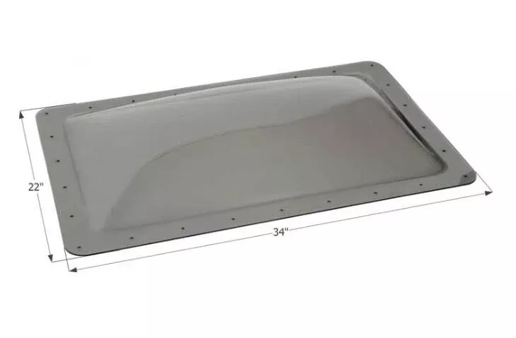 Icon RV Skylight 30" x 18" - Smoke• 12120