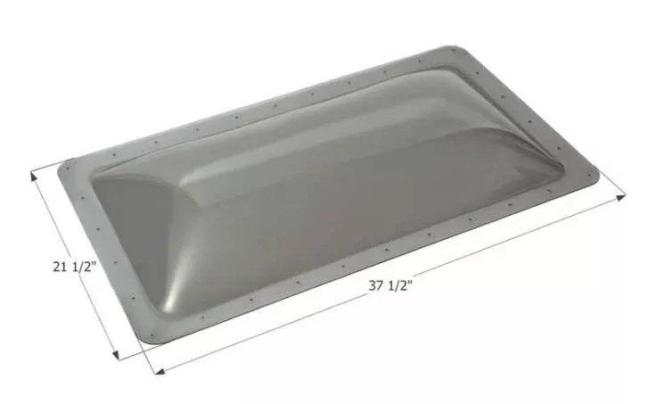 Icon RV Skylight 33.5" x 17.5" - Smoke• 12198